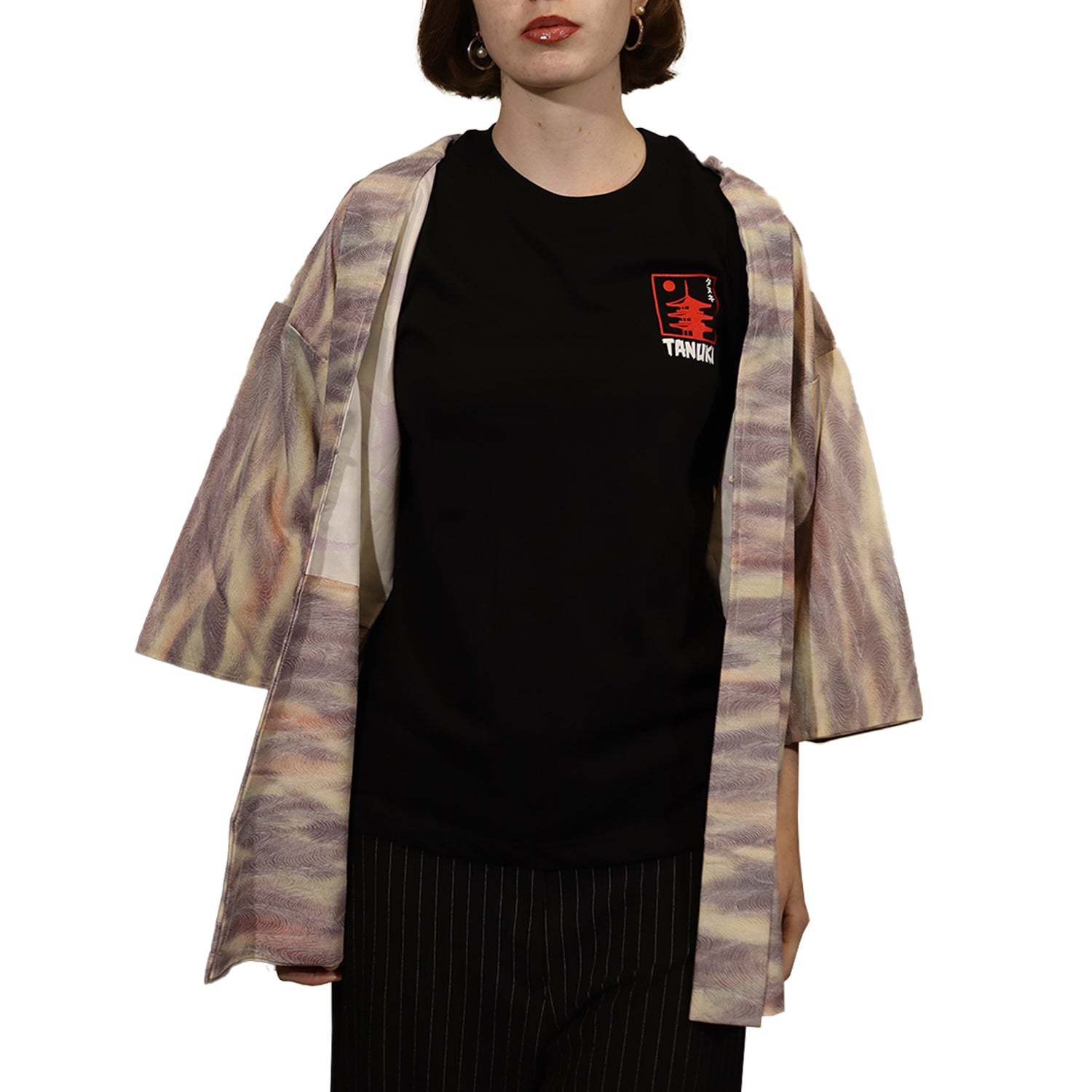 TANUKI FACE LOGO CAP SWEATSHIRT