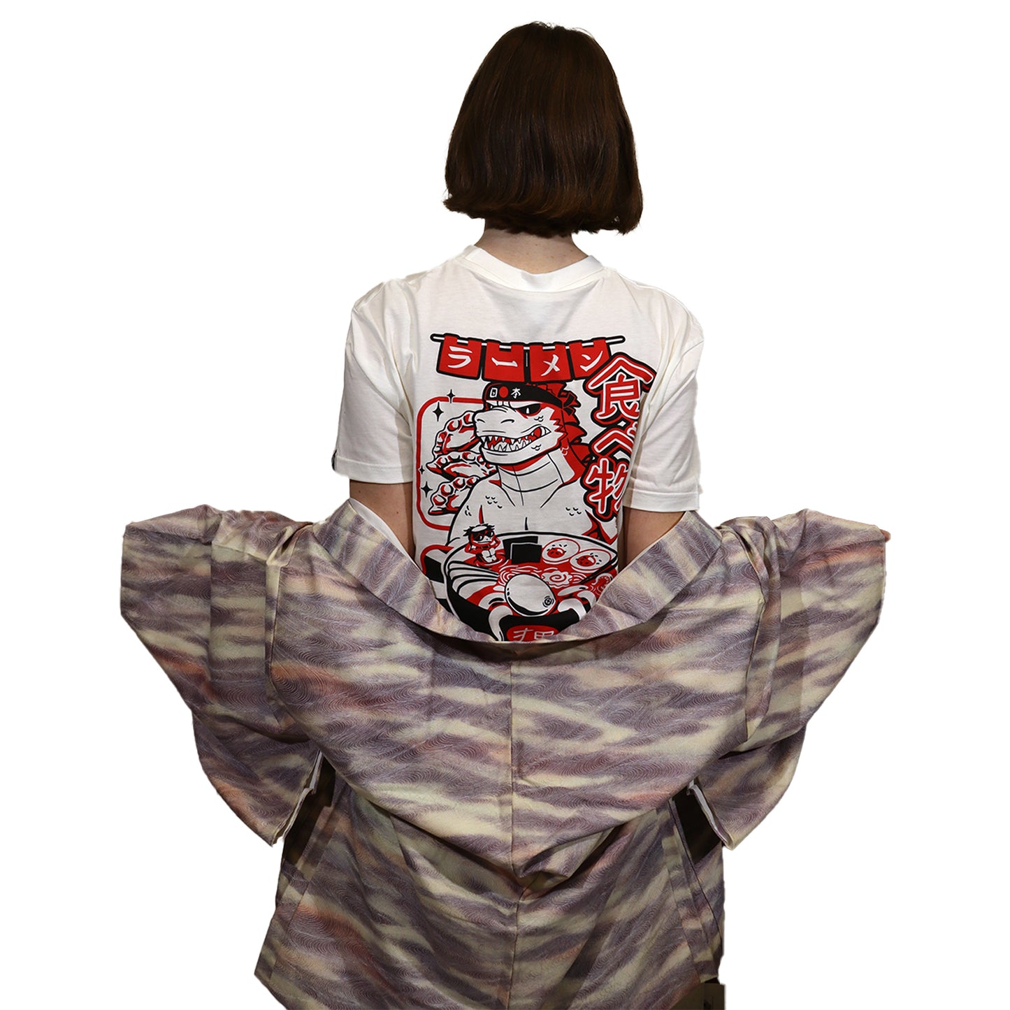 TANUKI T-SHIRT GYOZILLA