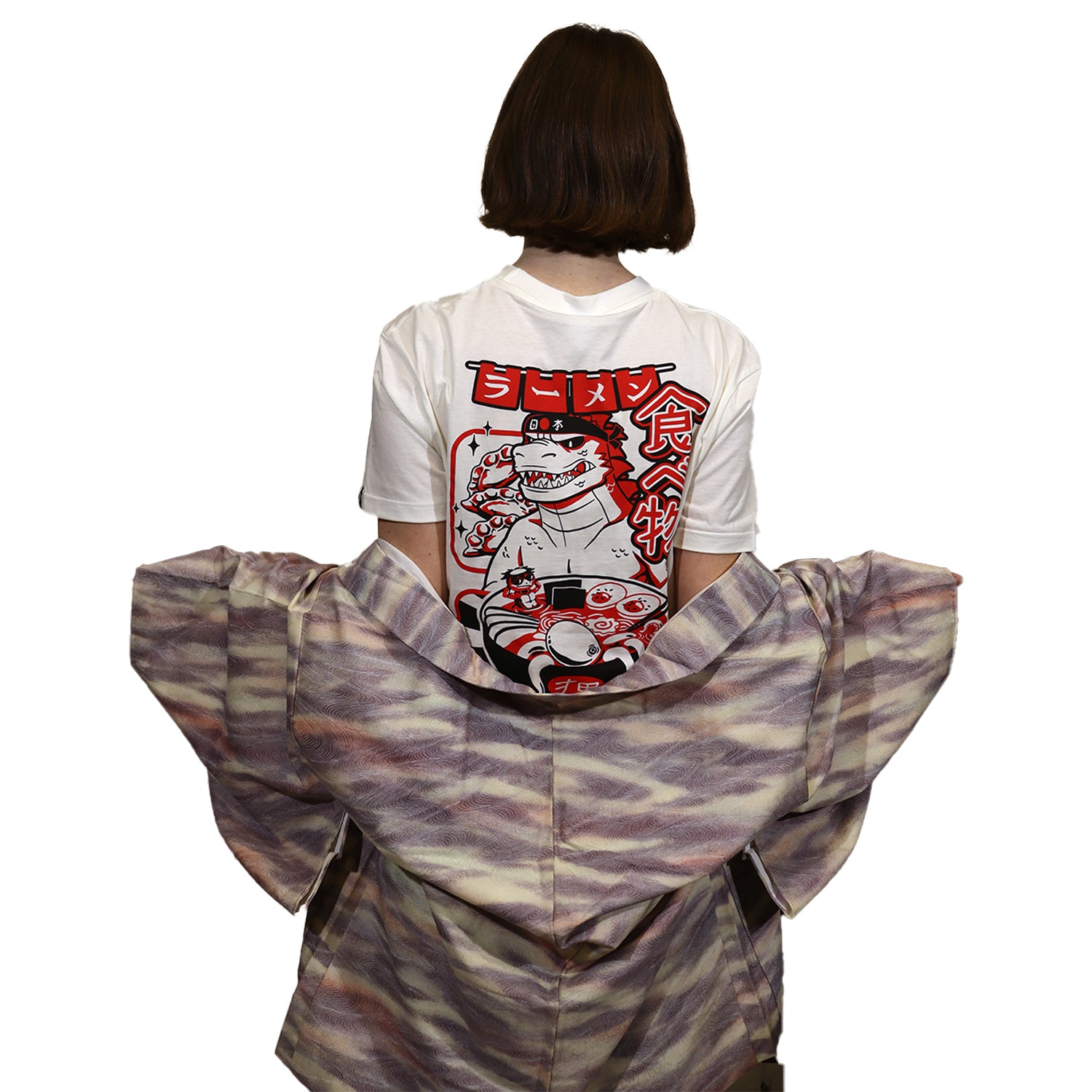 TANUKI T-SHIRT GYOZILLA
