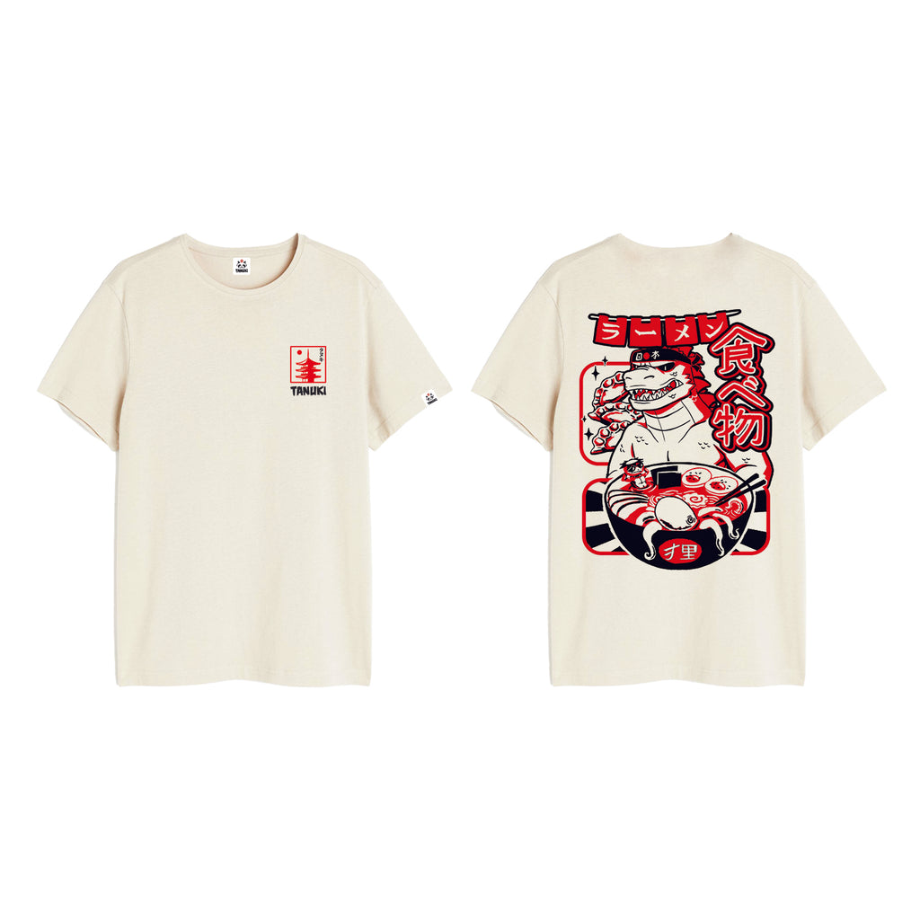 TANUKI T-SHIRT GYOZILLA