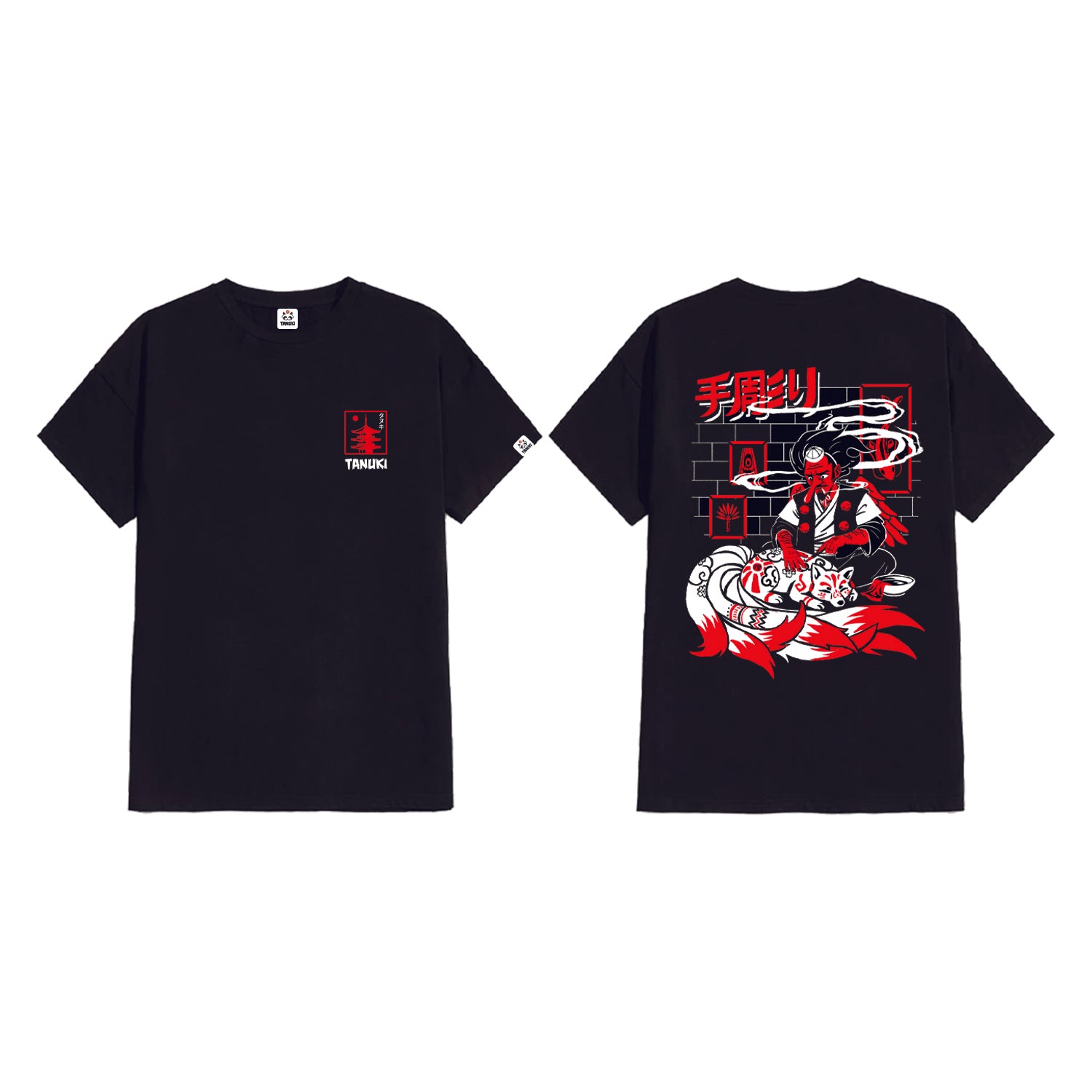 TANUKI T-SHIRT TEBORI