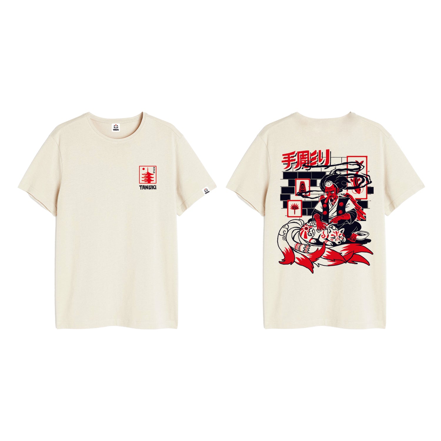 TANUKI T-SHIRT TEBORI