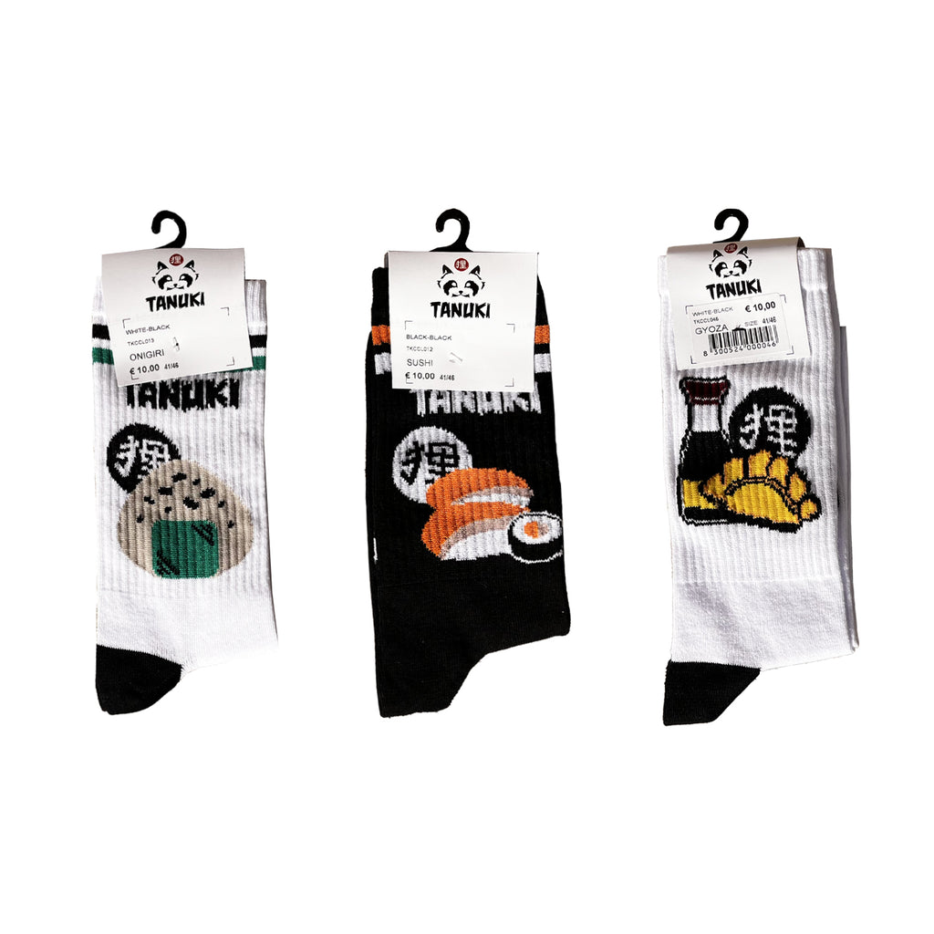 TANUKI JAPAN FOOD 3 PACK SOCKS