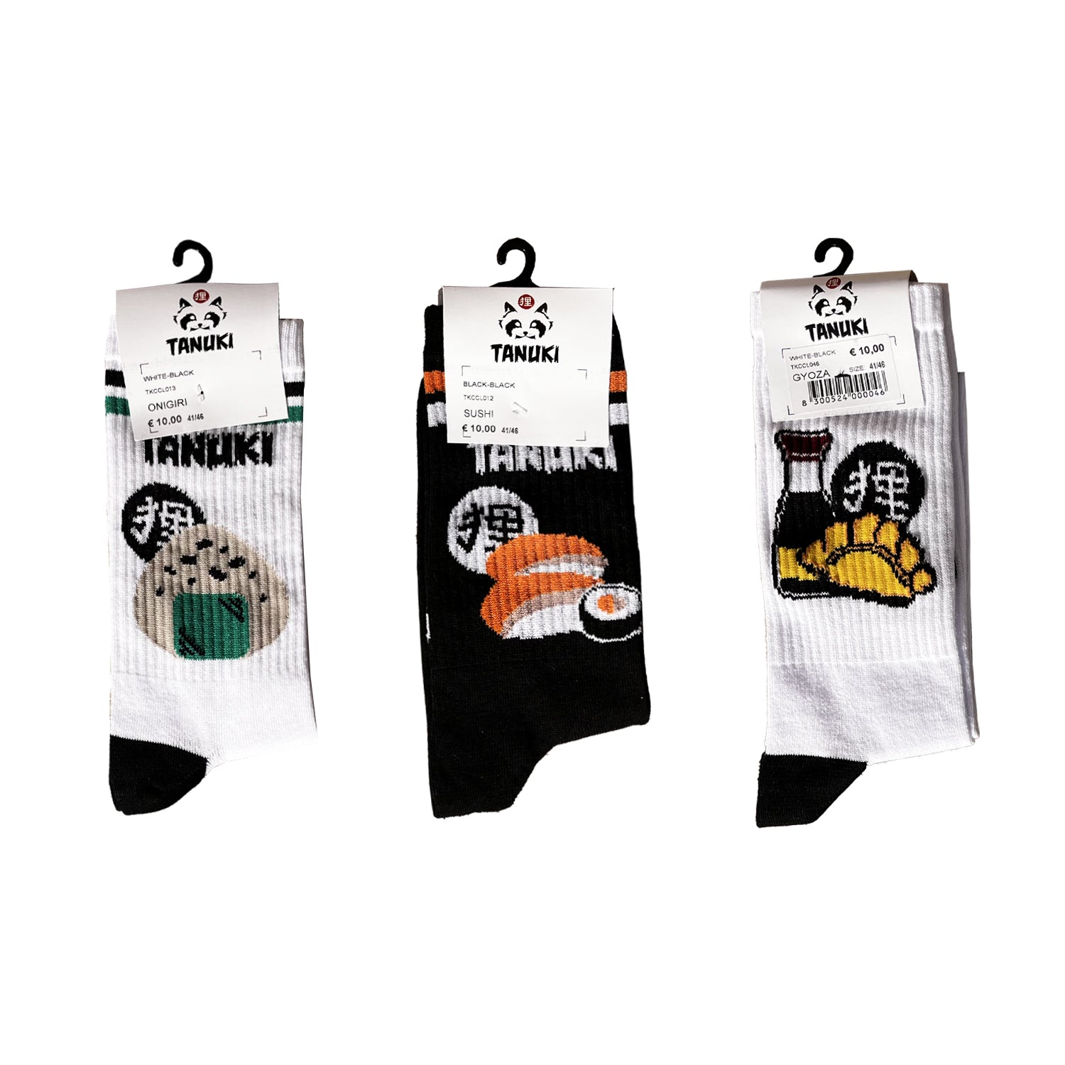 TANUKI JAPAN FOOD 3 PACK SOCKS