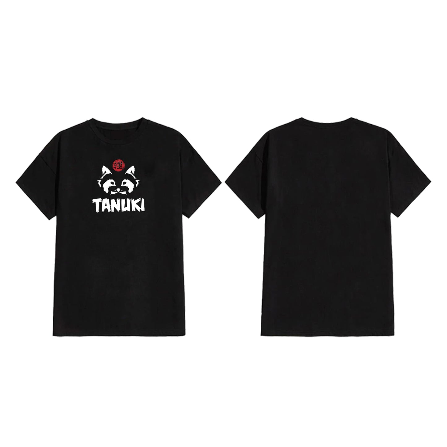 TANUKI T-SHIRT BIG FACE LOGO