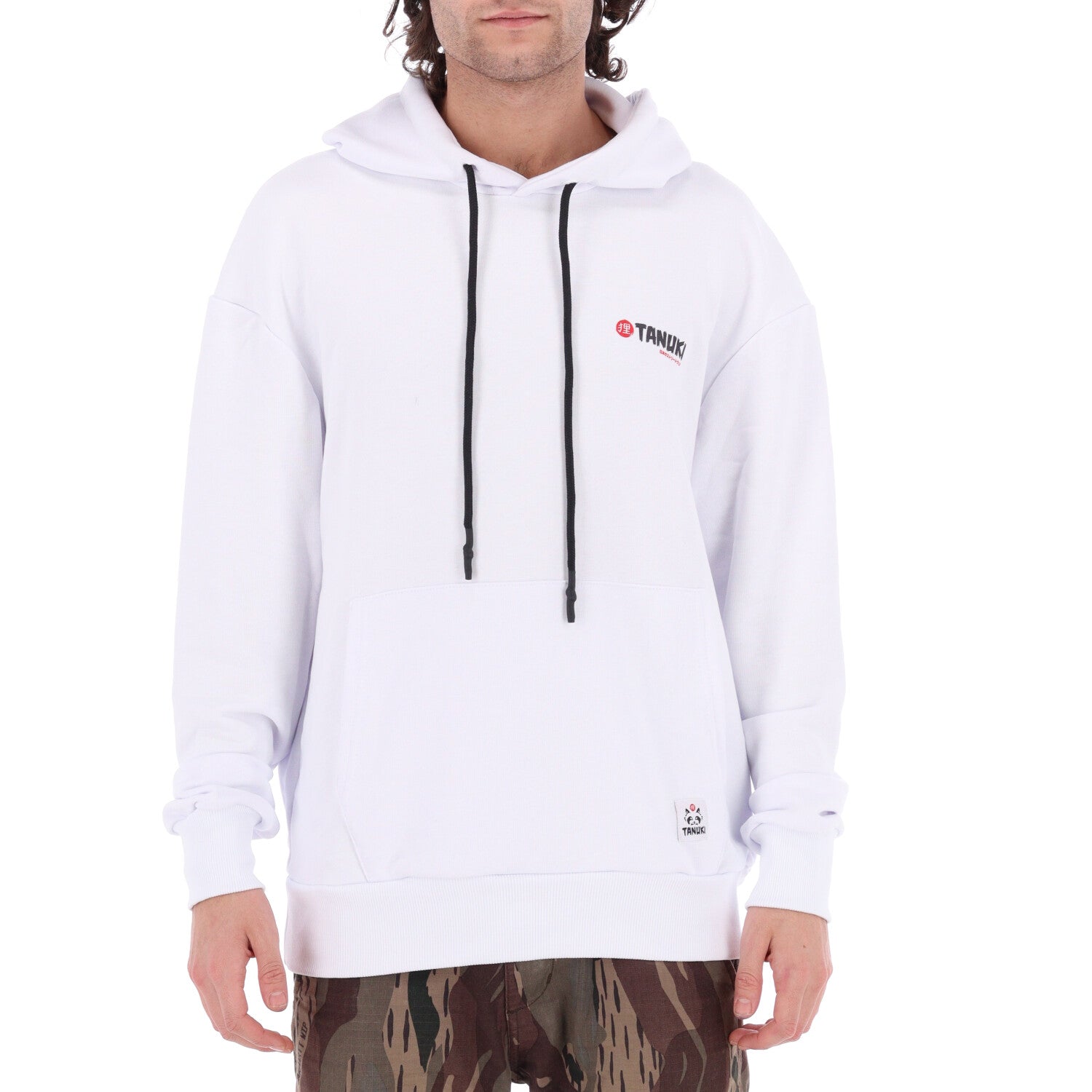 TANUKI FACE LOGO CAP SWEATSHIRT