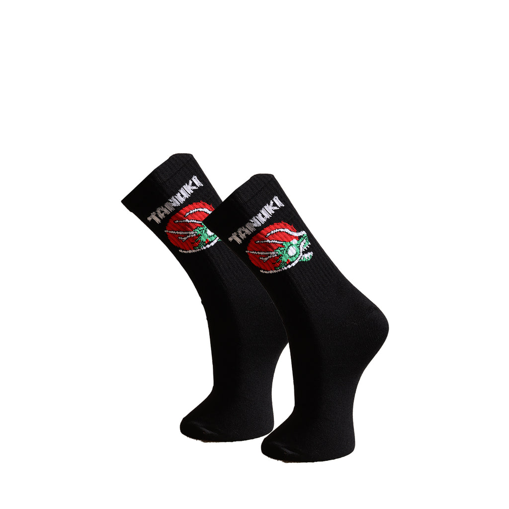 TANUKI RYUU SOCKS BLACK