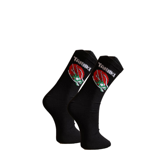TANUKI RYUU SOCKS BLACK