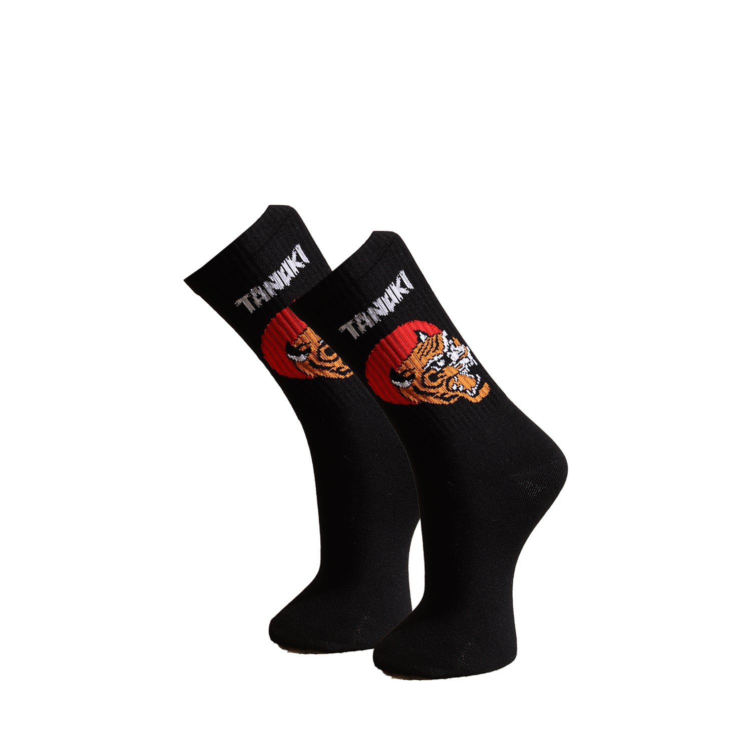 TANUKI TORA SOCKS BLACK