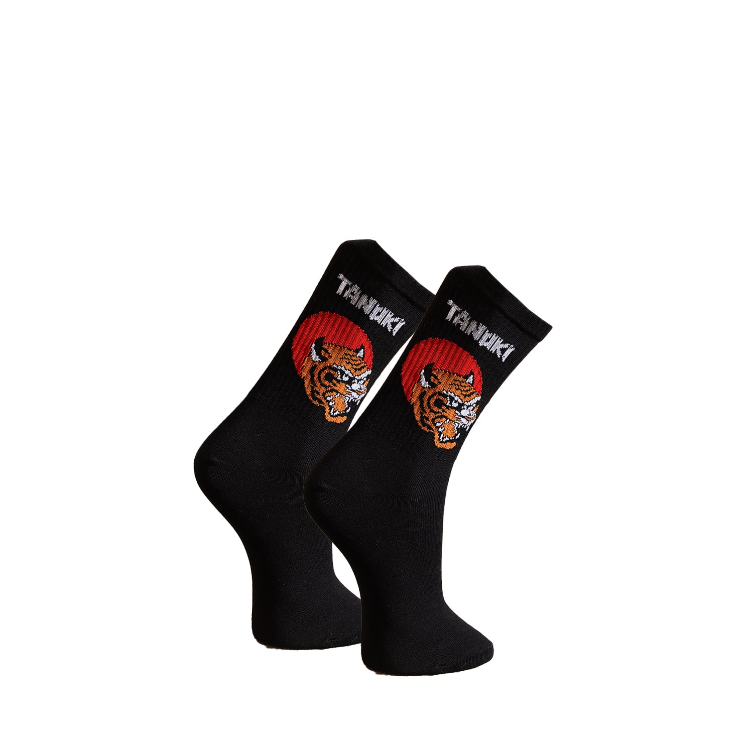 TANUKI TORA SOCKS BLACK