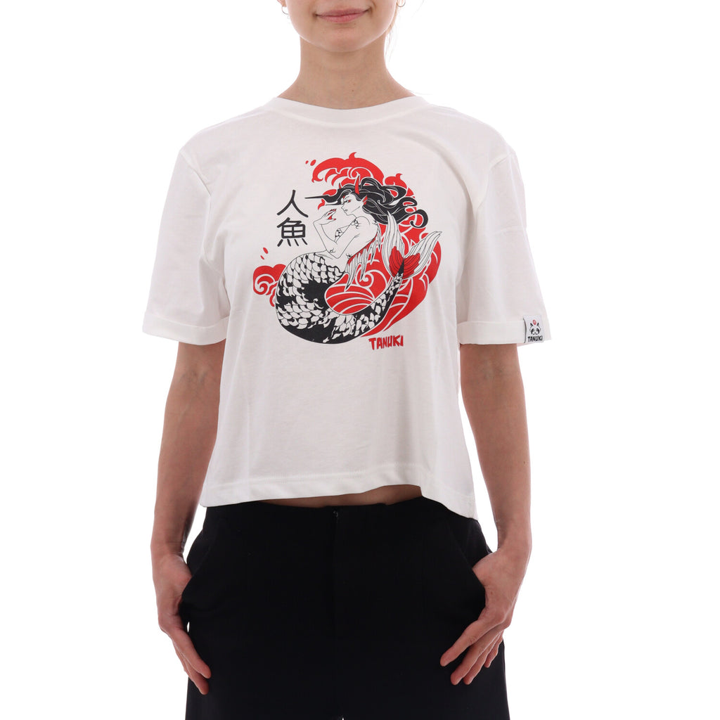 TANUKI CROP TEE NINGYO