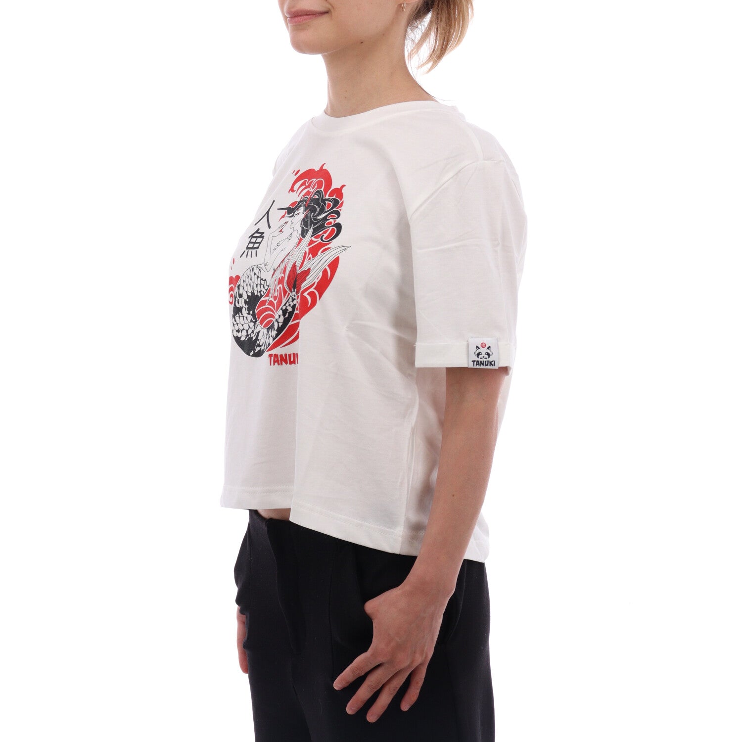TANUKI CROP TEE NINGYO