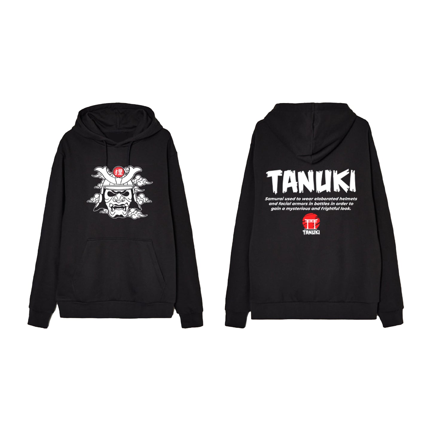 TANUKI OW MASK CAP SWEATSHIRT