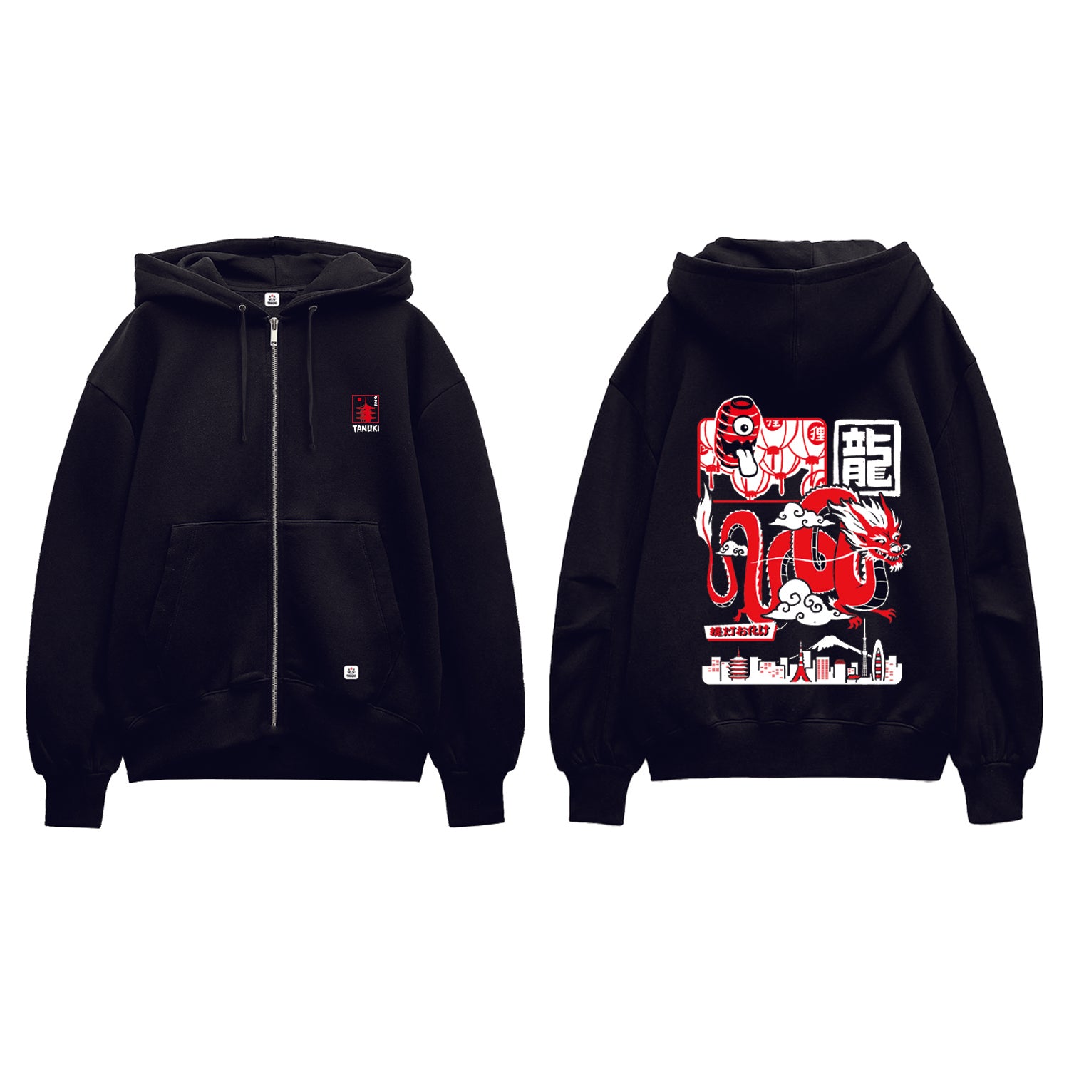 TANUKI FELPA CAP e ZIP YOZORA