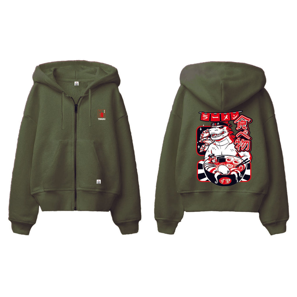 TANUKI FELPA CAP e ZIP GYOZILLA