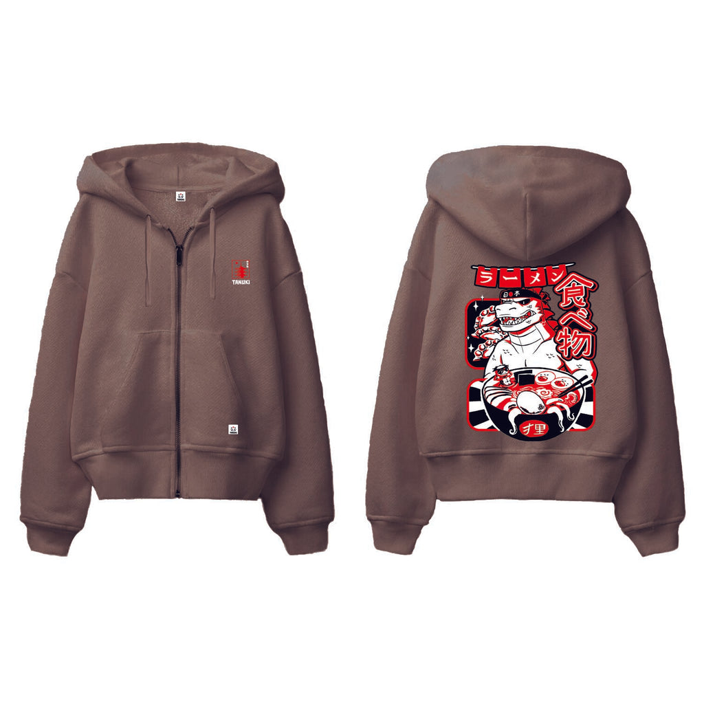 TANUKI FELPA CAP e ZIP GYOZILLA