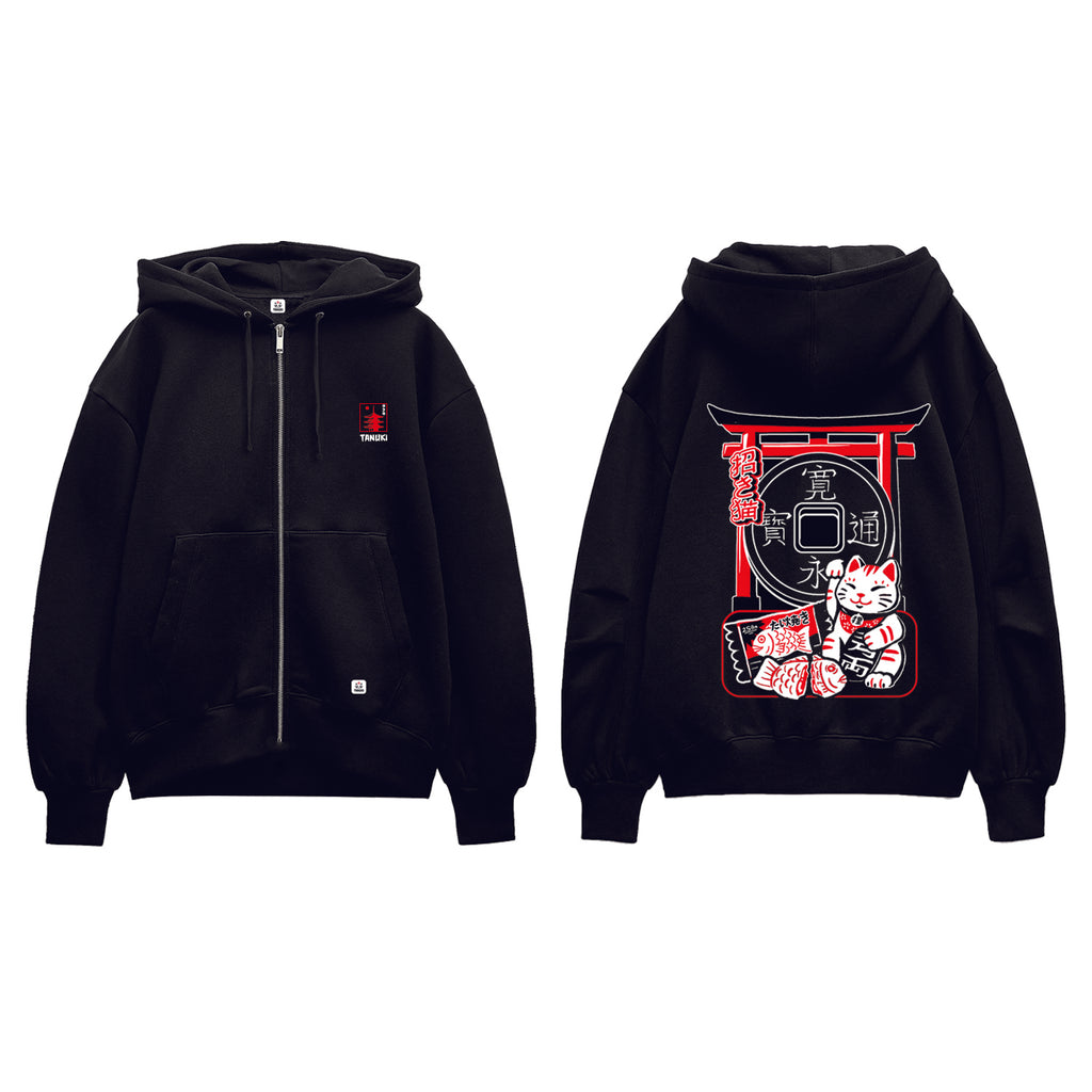 TANUKI FELPA CAP e ZIP SHOFUKU