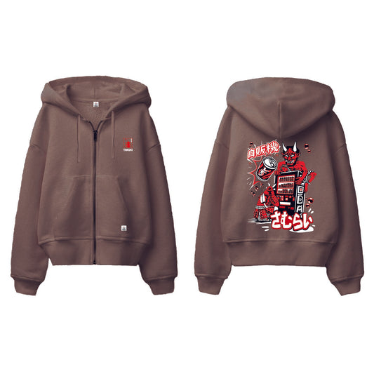 TANUKI FELPA CAP e ZIP JIHANKI
