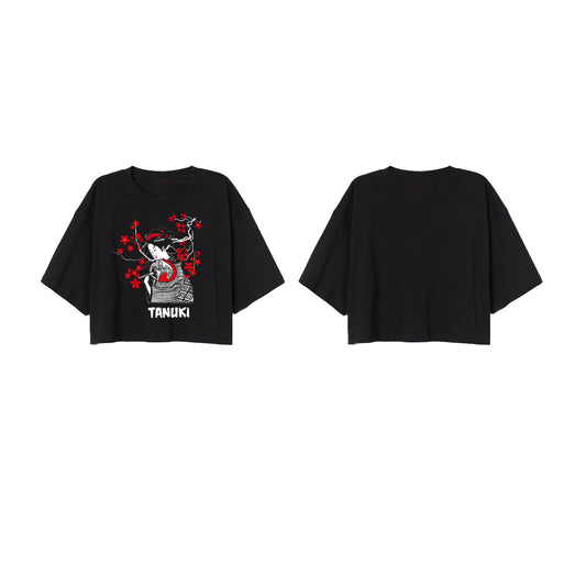 TANUKI CROP TEE GEISHA