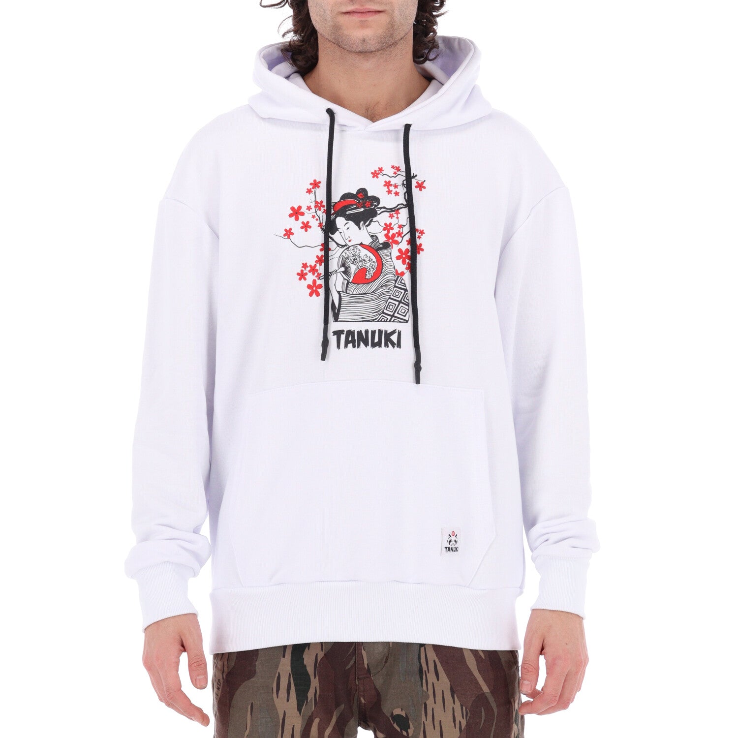 TANUKI FACE LOGO CAP SWEATSHIRT