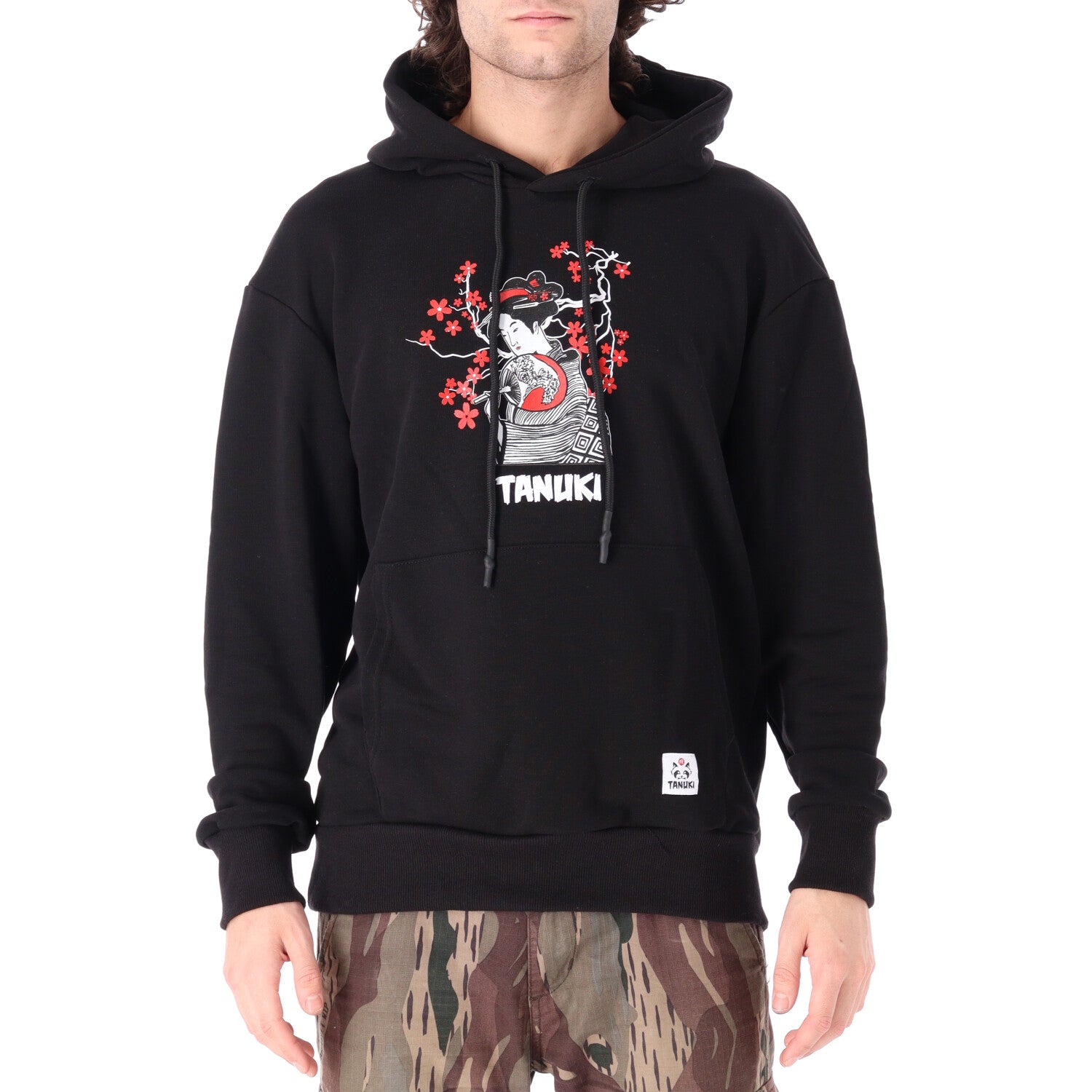 TANUKI FACE LOGO CAP SWEATSHIRT