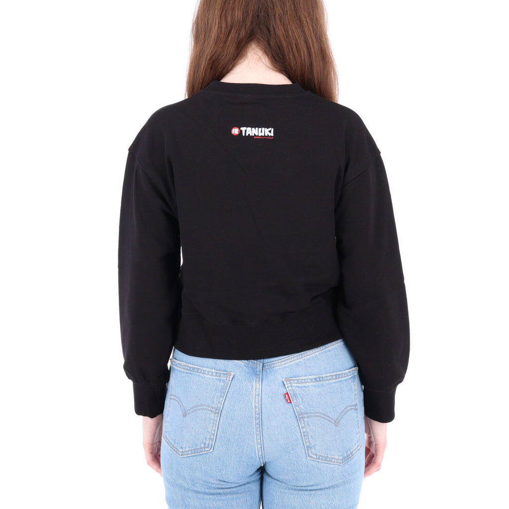 TANUKI FELPA CREW CROP JOROUGUMO