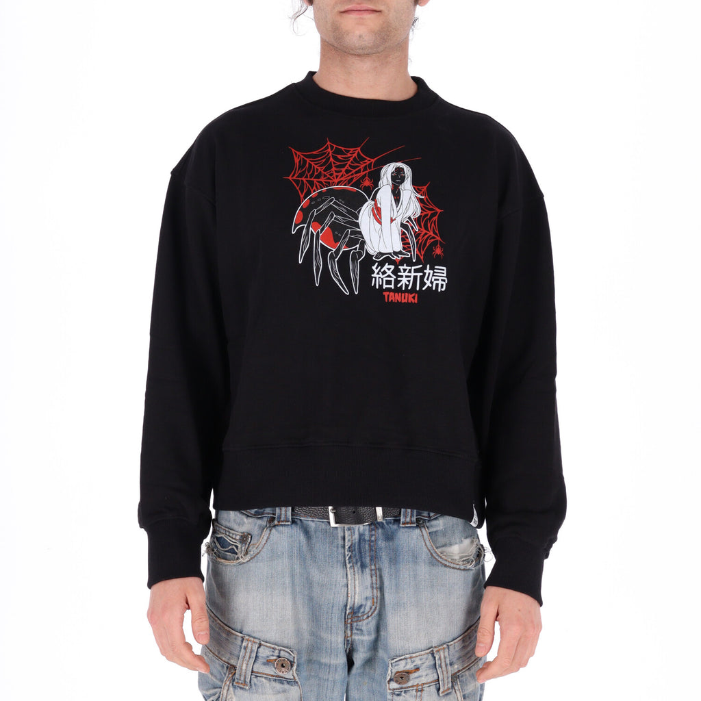 TANUKI FELPA CREW CROP JOROUGUMO