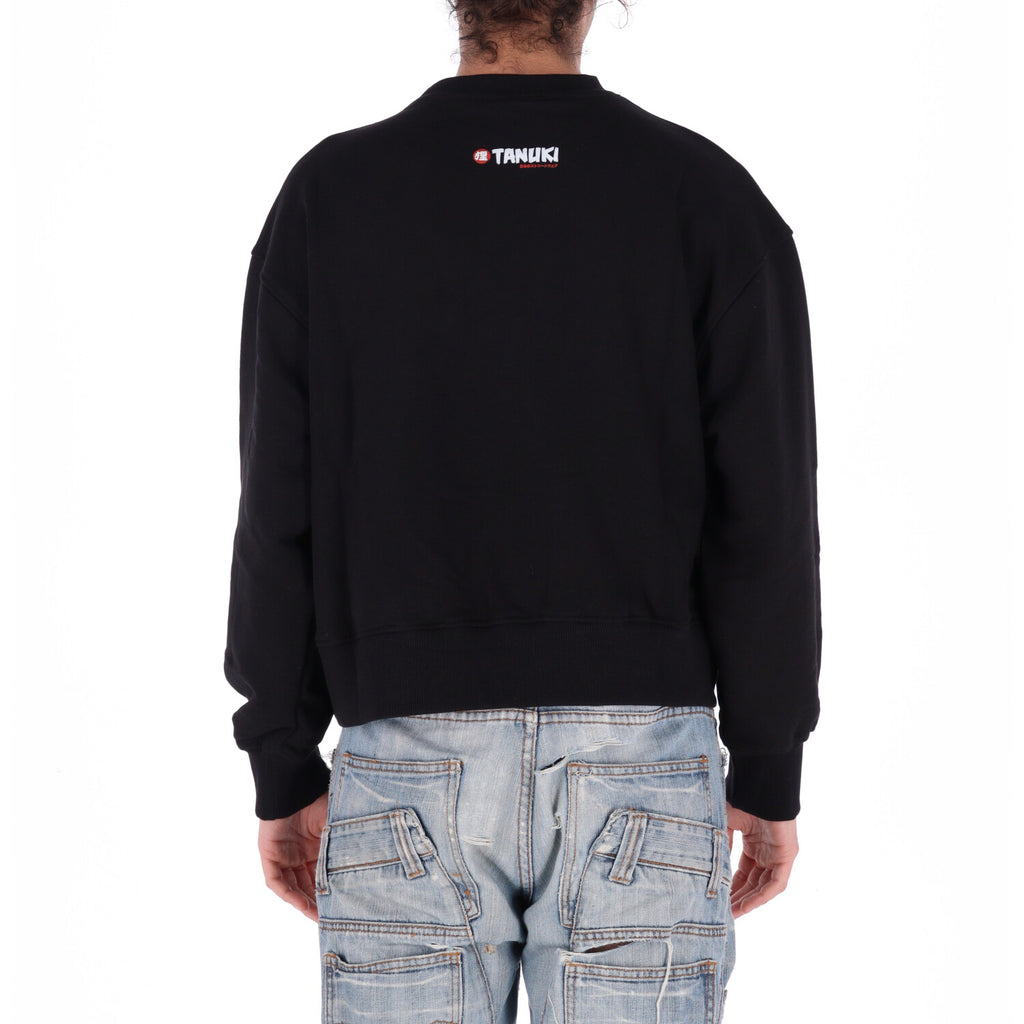 TANUKI FELPA CREW CROP JOROUGUMO