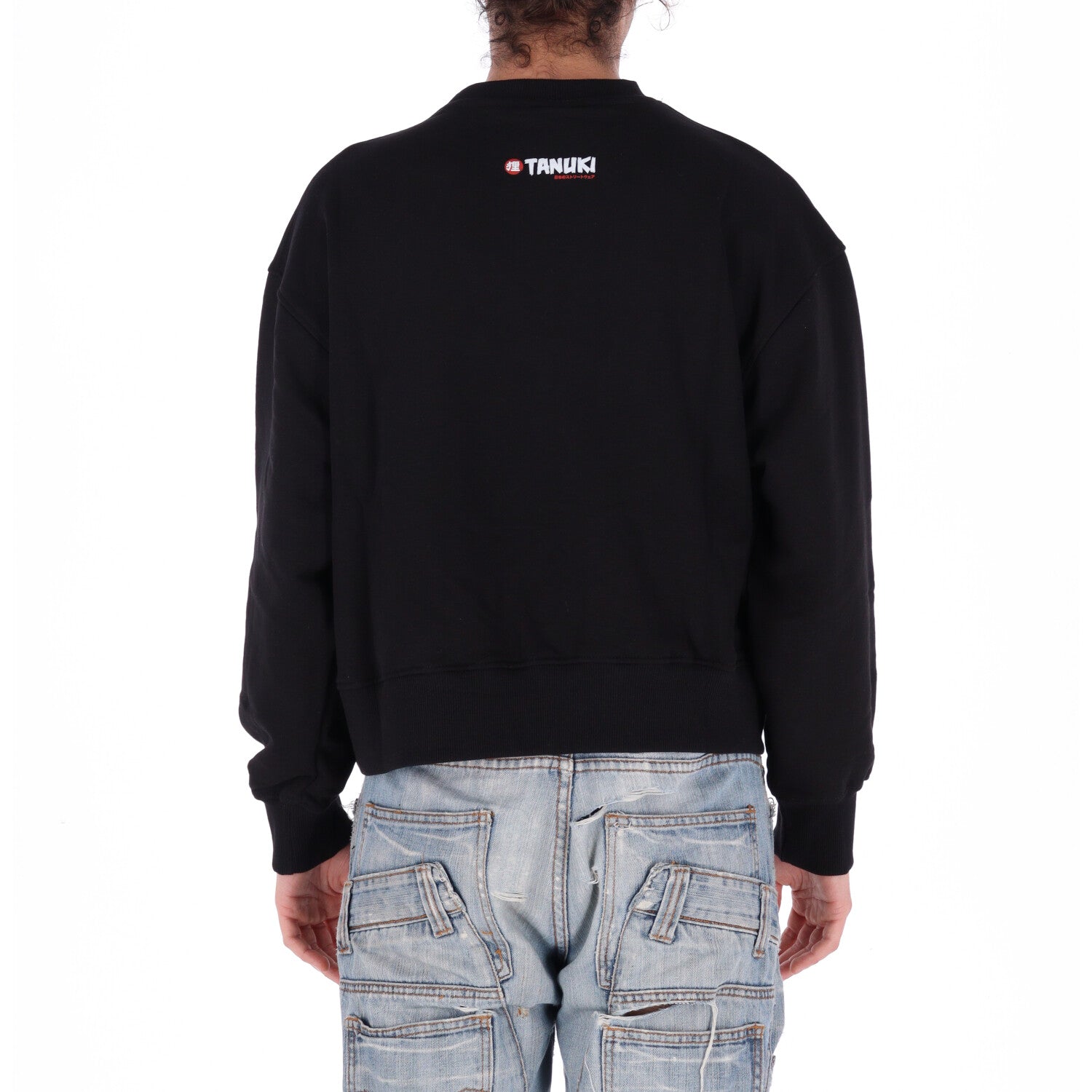 TANUKI FELPA CREW CROP JOROUGUMO