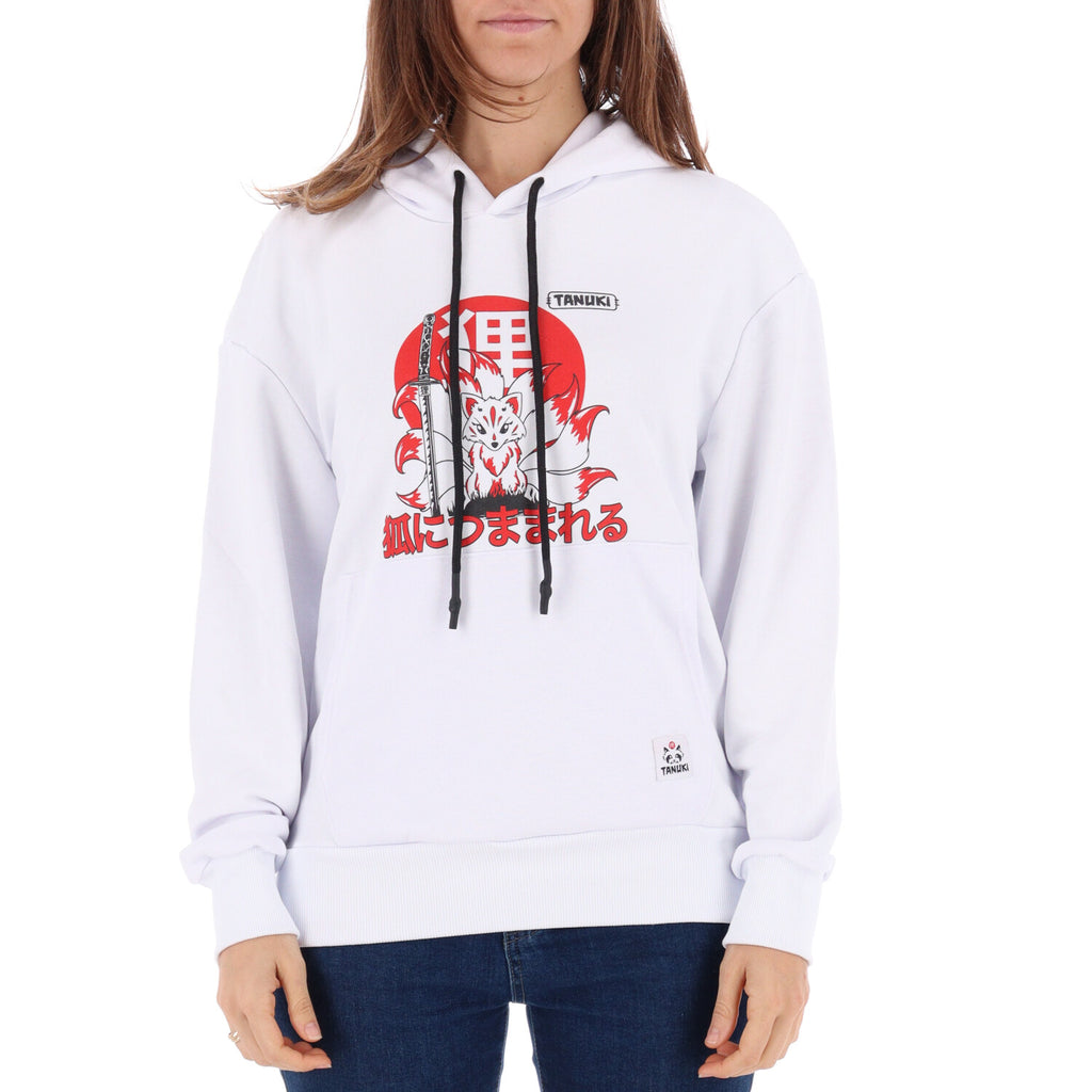 TANUKI FACE LOGO CAP SWEATSHIRT