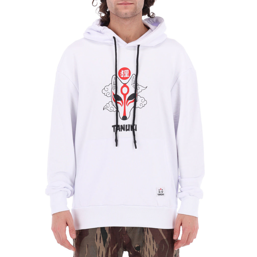 TANUKI FACE LOGO CAP SWEATSHIRT