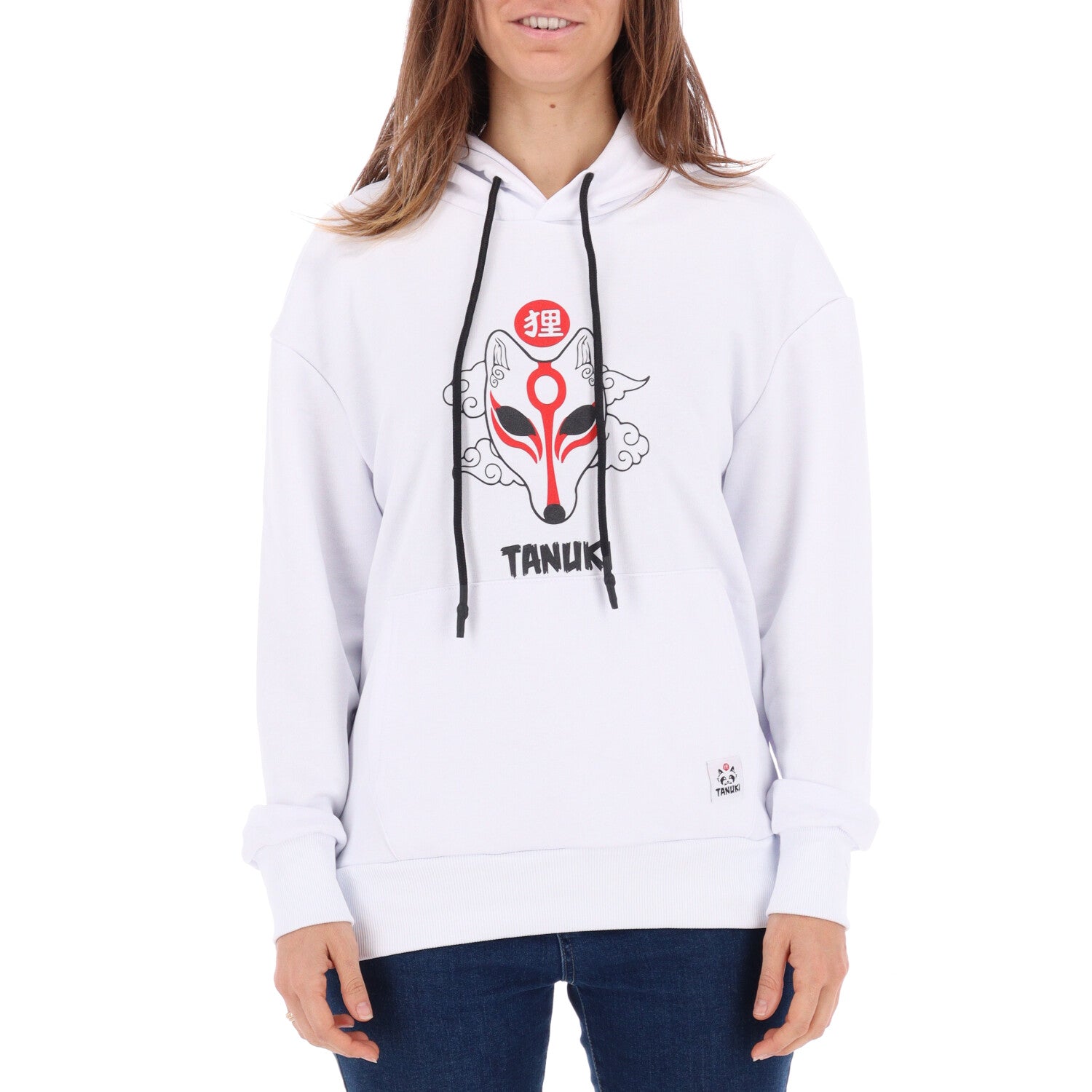 TANUKI FACE LOGO CAP SWEATSHIRT