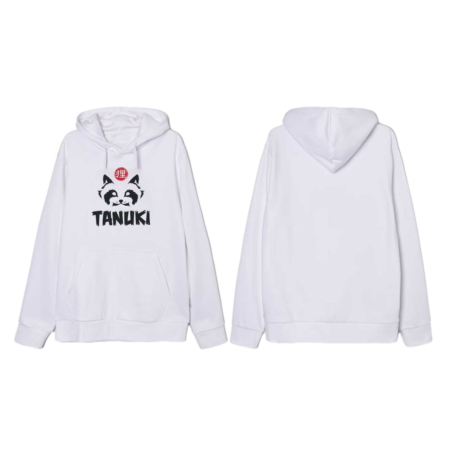 TANUKI FACE LOGO CAP SWEATSHIRT