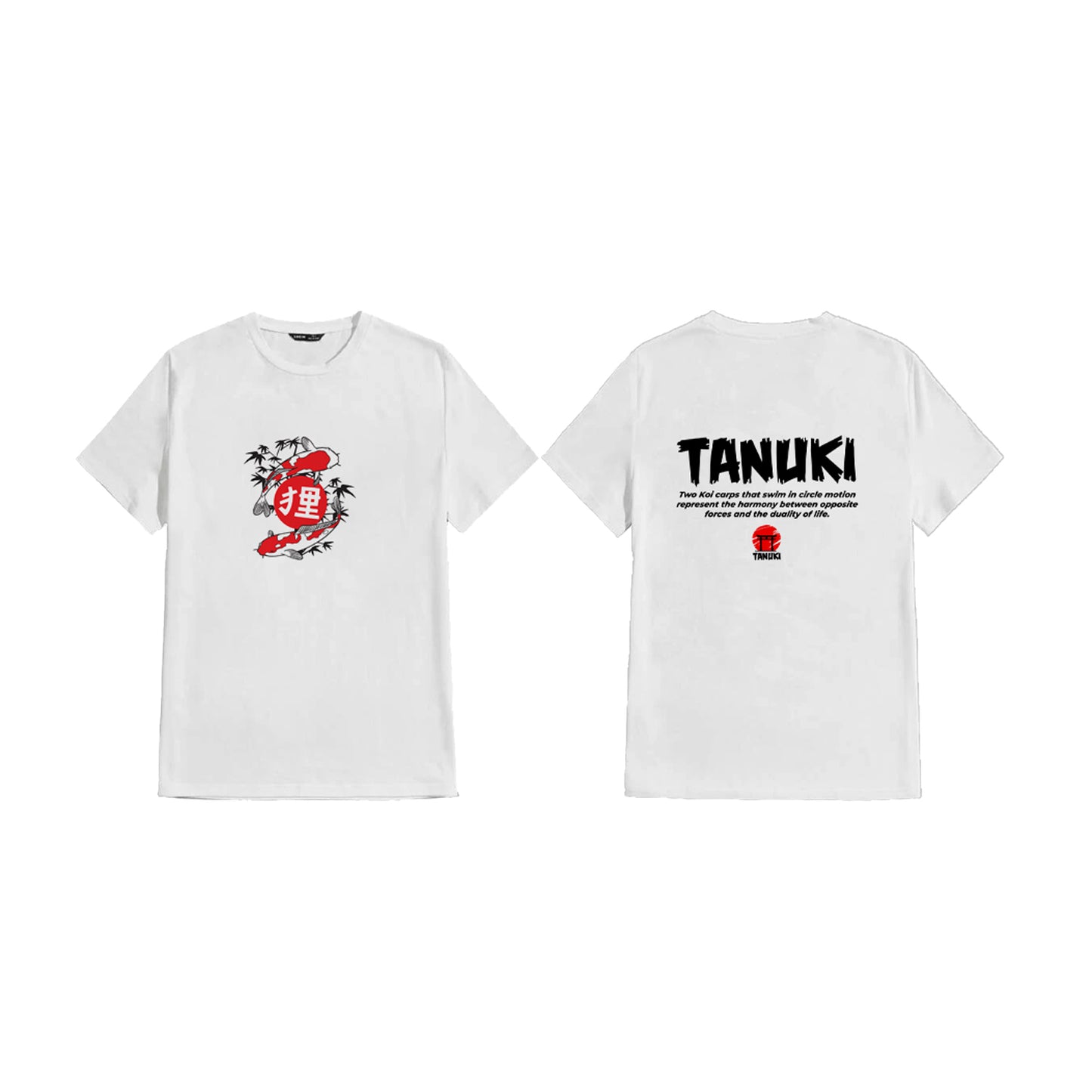 TANUKI TSHIRT MC OW CARPE KOI