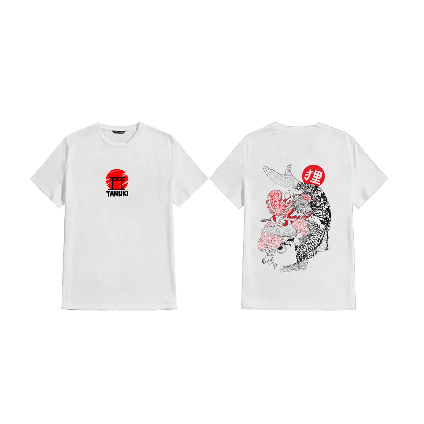 TANUKI TSHIRT MC MB VS KOI