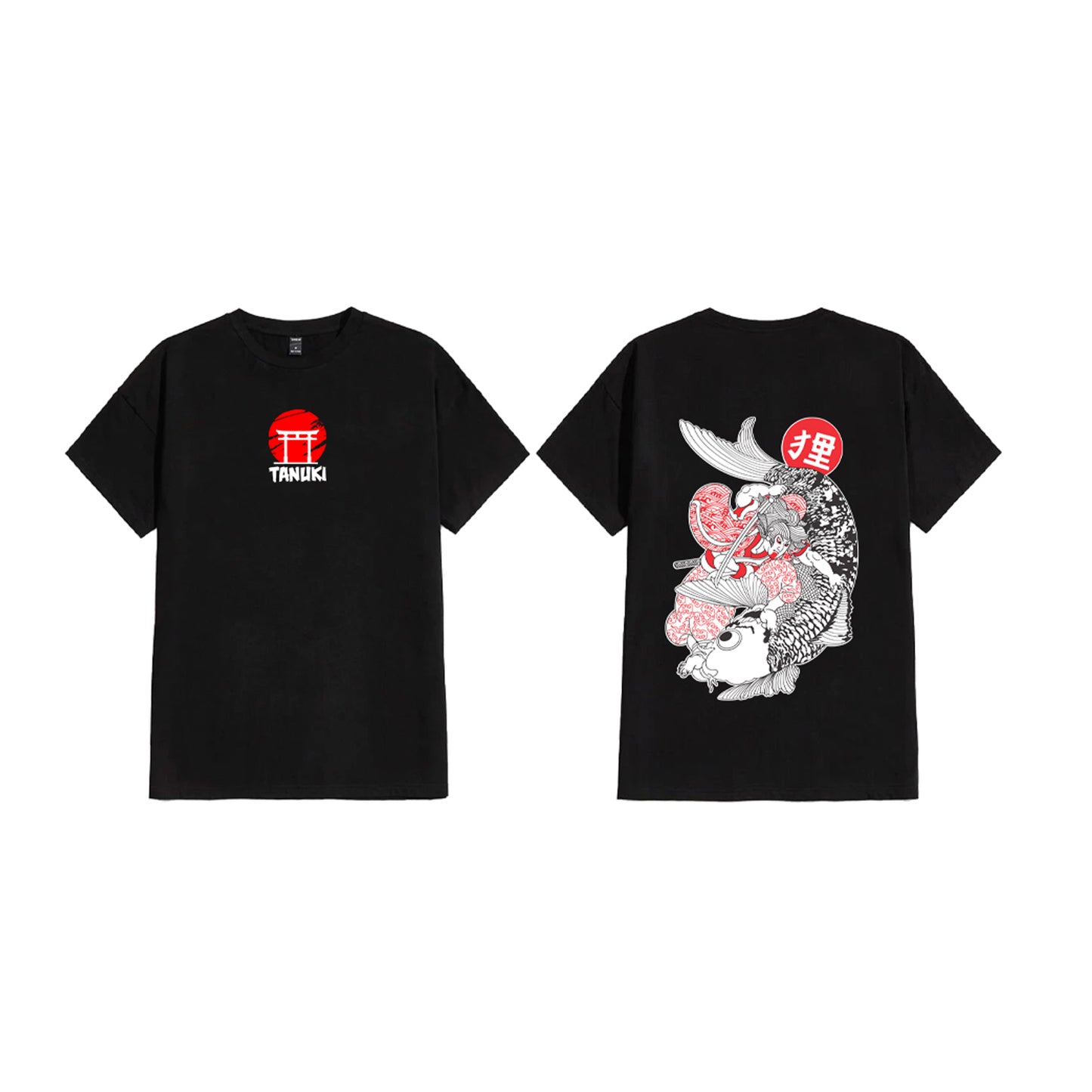 TANUKI TSHIRT MC MB VS KOI