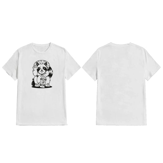 TANUKI T-SHIRT MANEKI NEKO