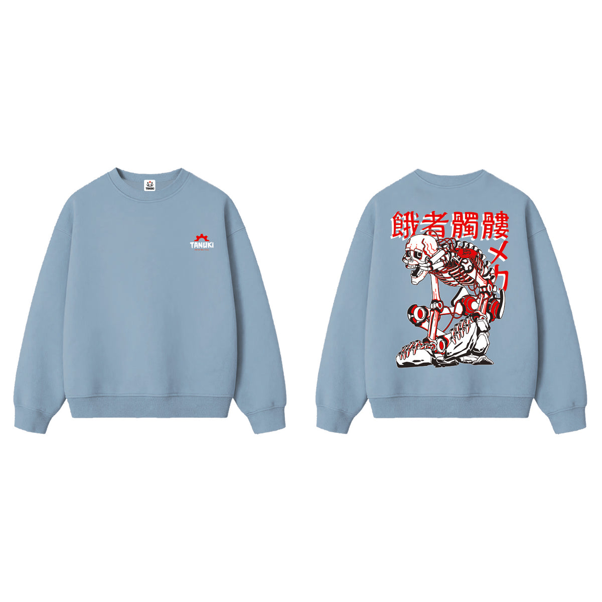 TANUKI FELPA CREWNECK MECHADOKURO
