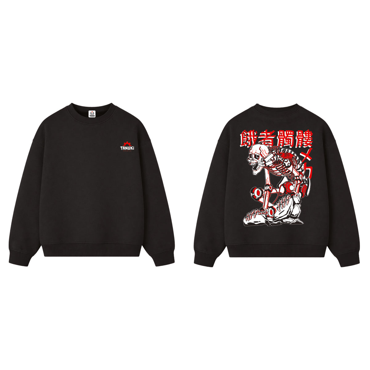 TANUKI FELPA CREWNECK MECHADOKURO