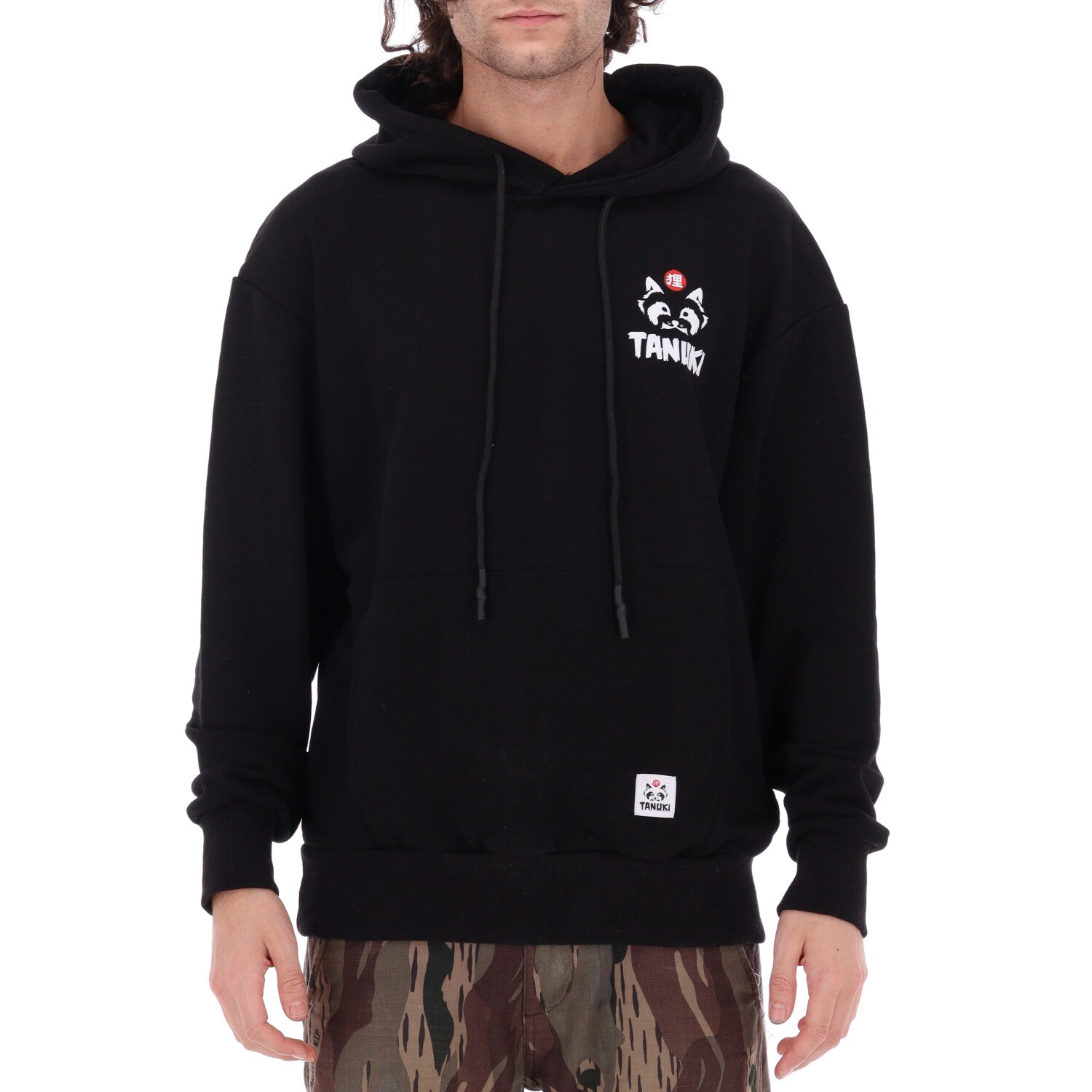 TANUKI FACE LOGO CAP SWEATSHIRT