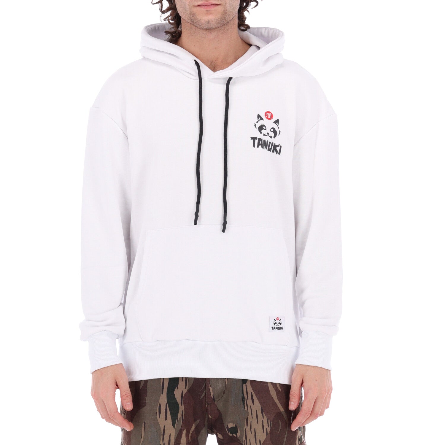 TANUKI FACE LOGO CAP SWEATSHIRT