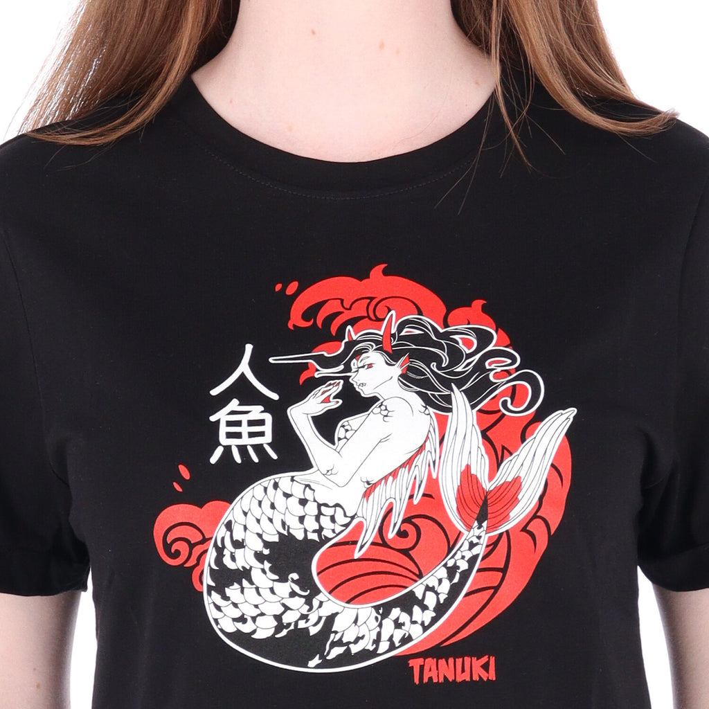 TANUKI CROP TEE NINGYO