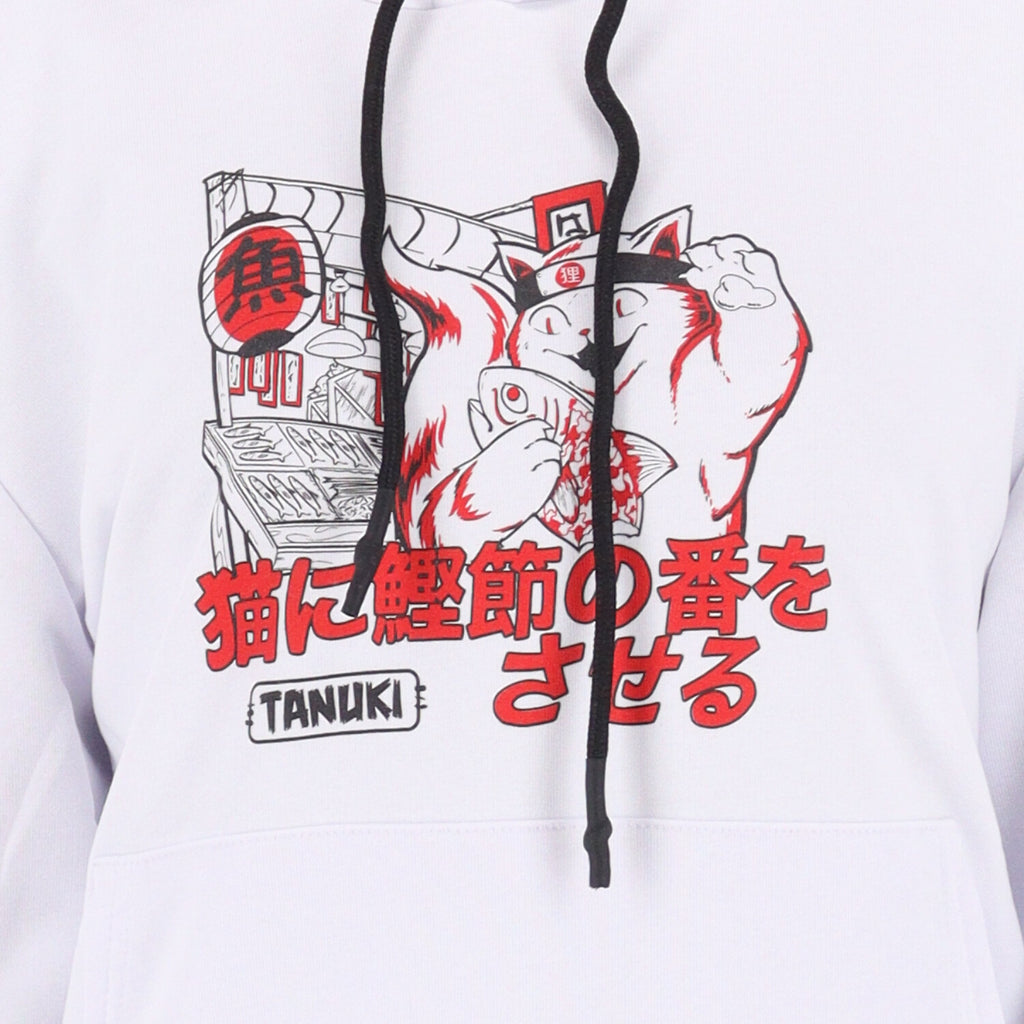 TANUKI FACE LOGO CAP SWEATSHIRT