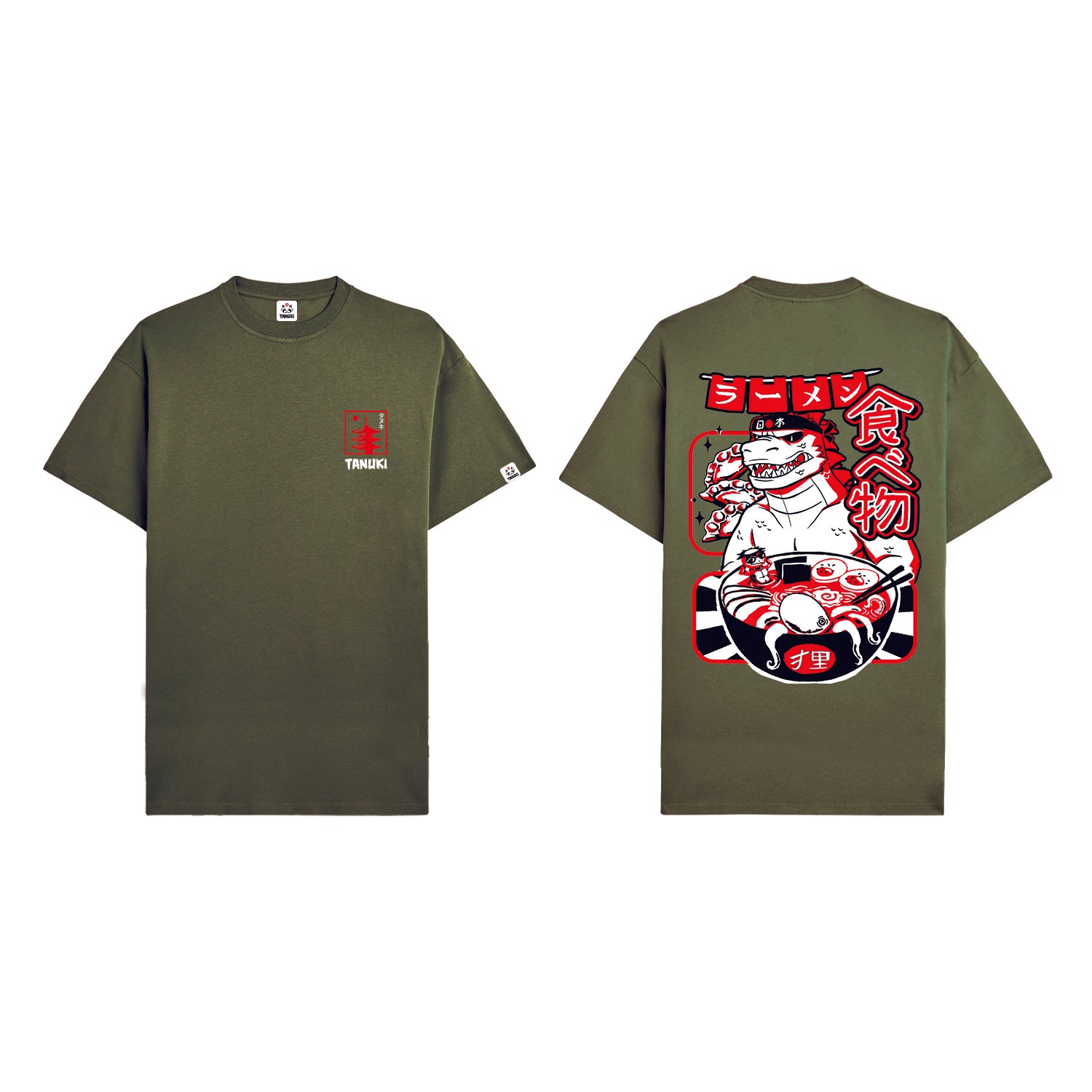 TANUKI T-SHIRT GYOZILLA