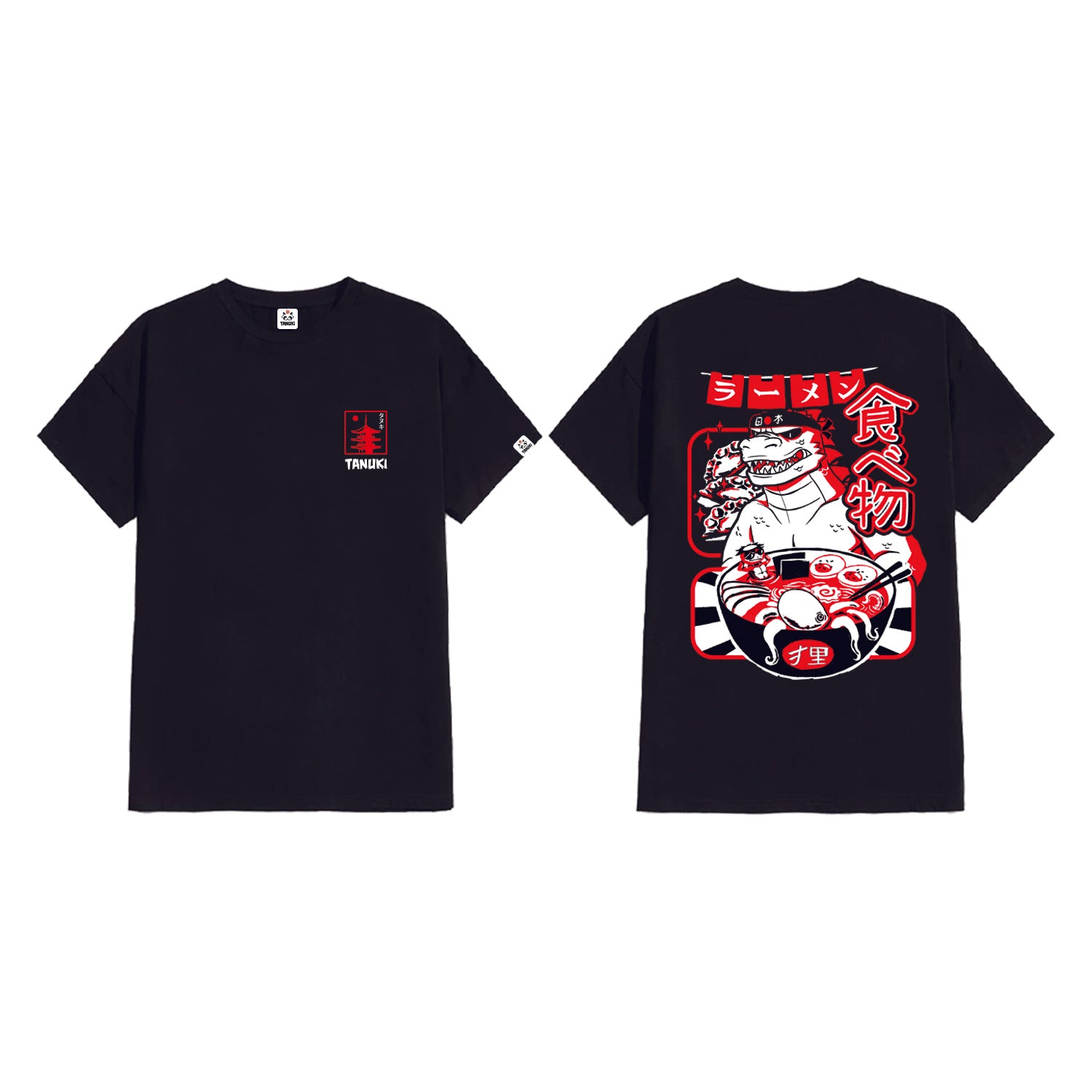 TANUKI T-SHIRT GYOZILLA