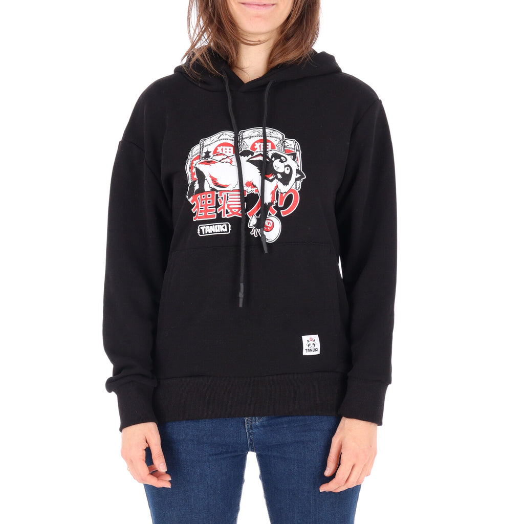 TANUKI FACE LOGO CAP SWEATSHIRT