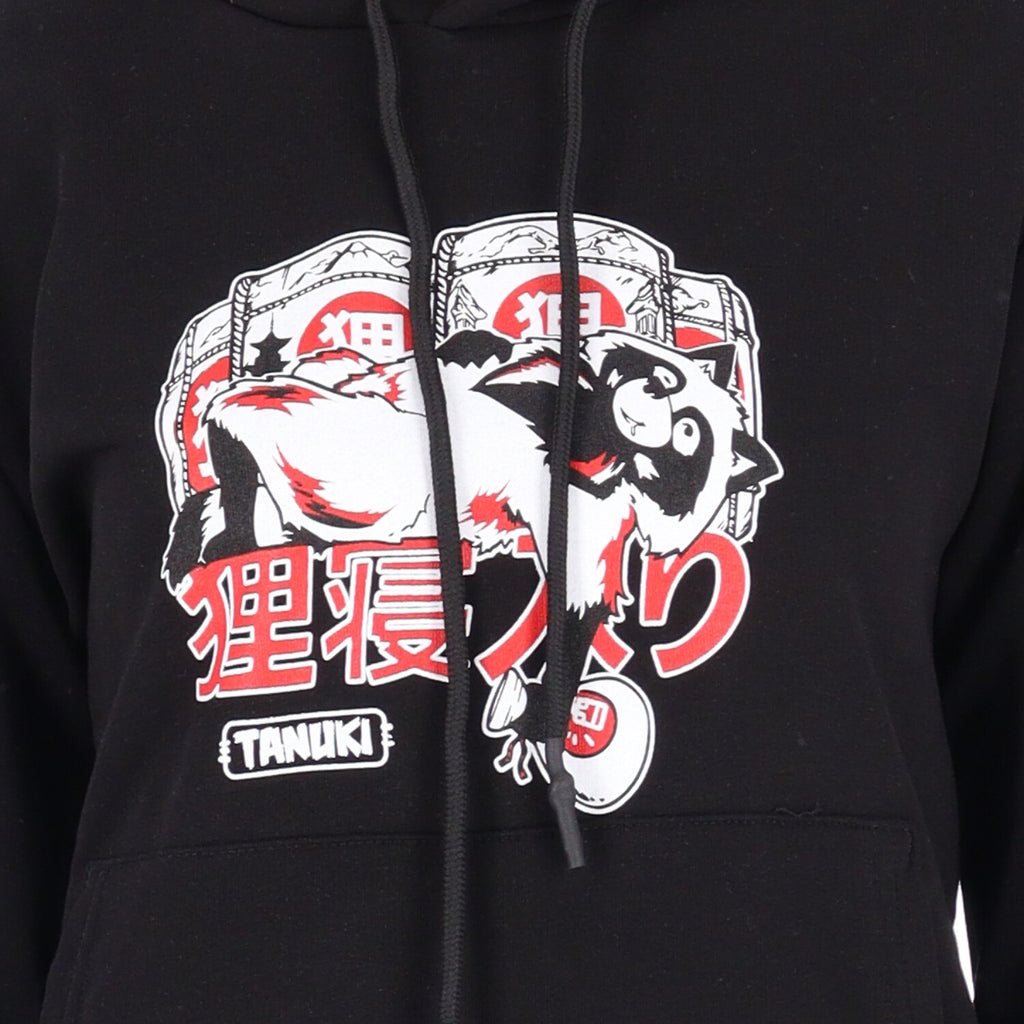 TANUKI FACE LOGO CAP SWEATSHIRT