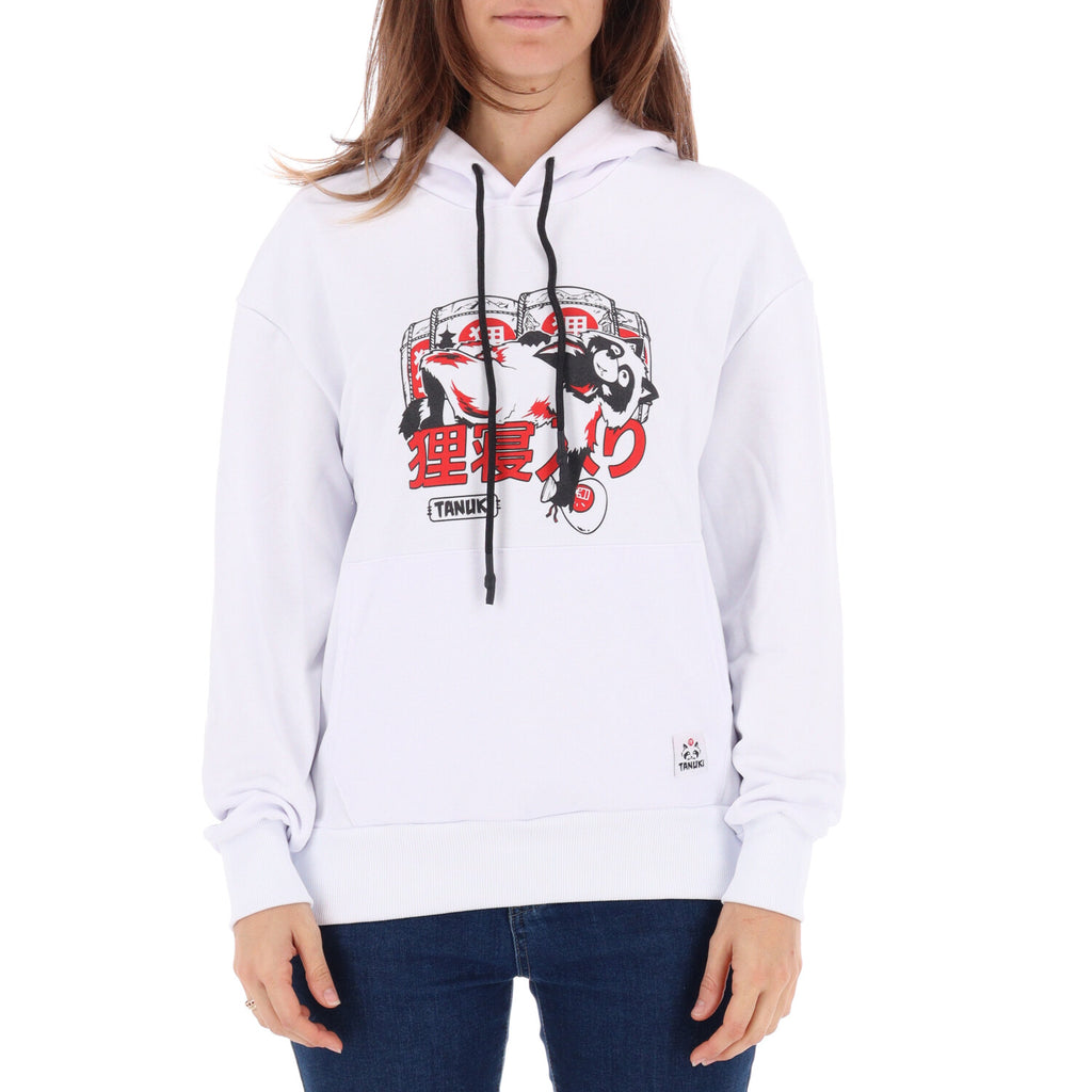 TANUKI FACE LOGO CAP SWEATSHIRT