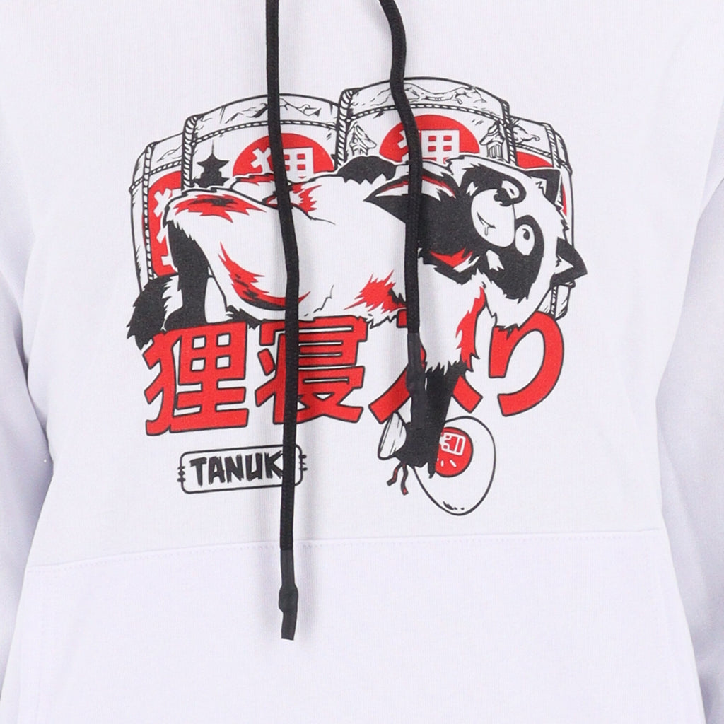 TANUKI FACE LOGO CAP SWEATSHIRT
