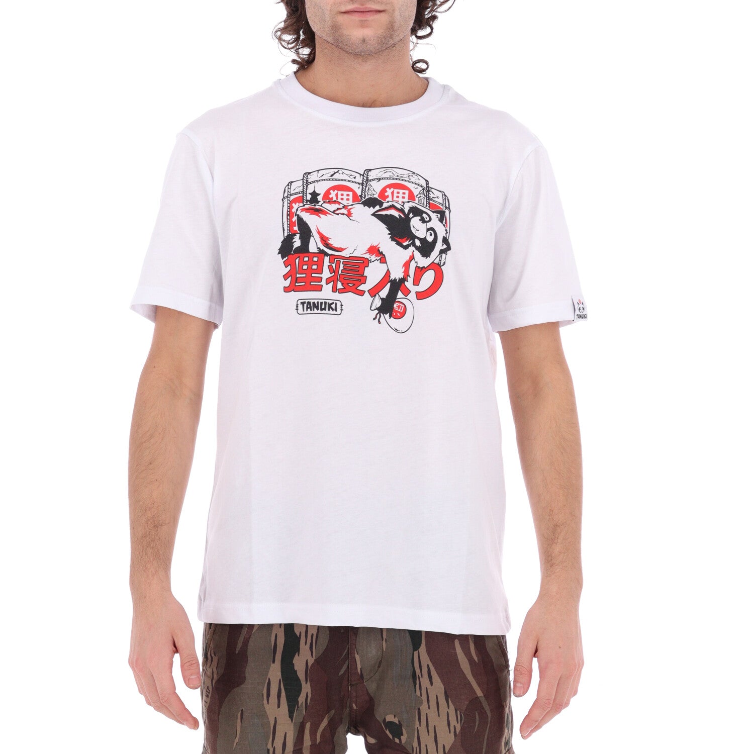 TANUKI FACE LOGO CAP SWEATSHIRT